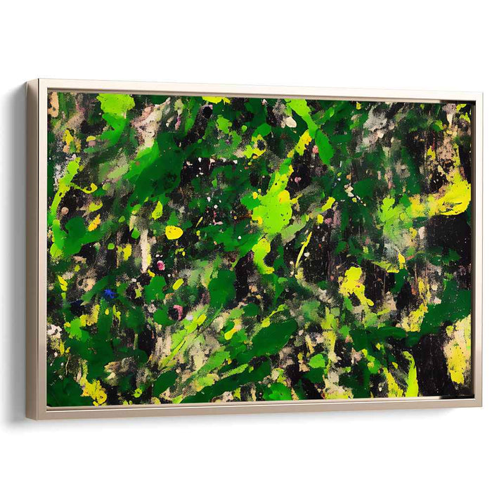 Green Abstract Splatter #106