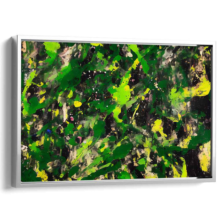Green Abstract Splatter #106