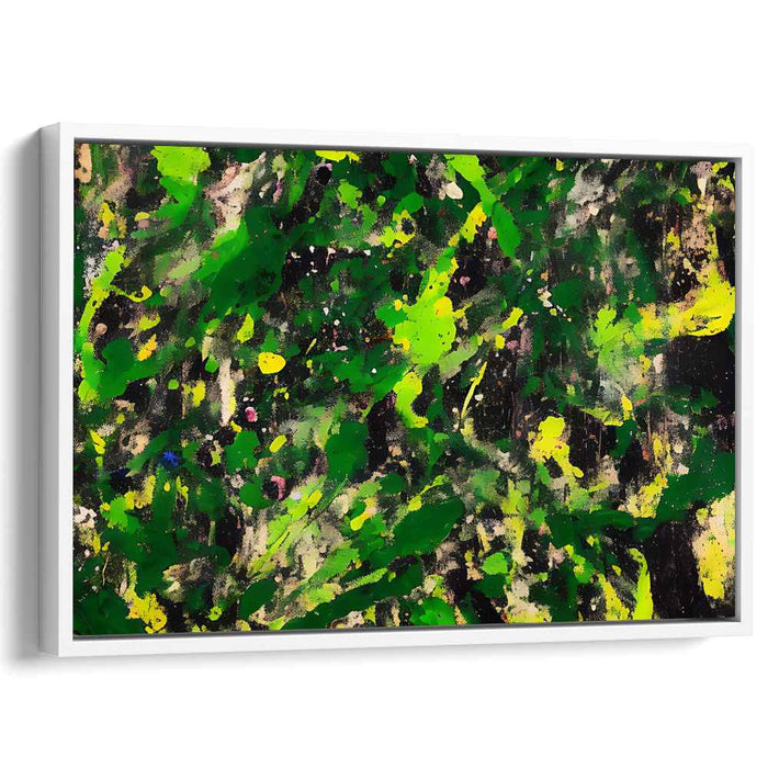 Green Abstract Splatter #106