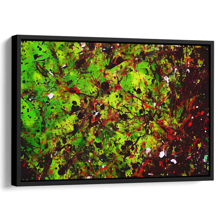 Green Abstract Splatter #114