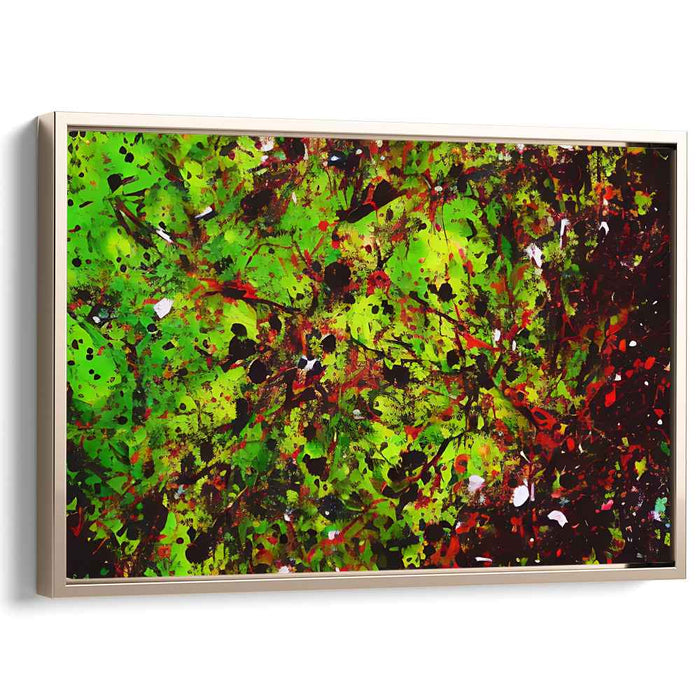 Green Abstract Splatter #114
