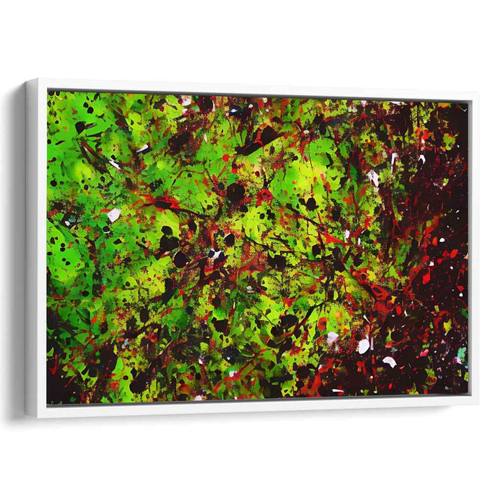 Green Abstract Splatter #114