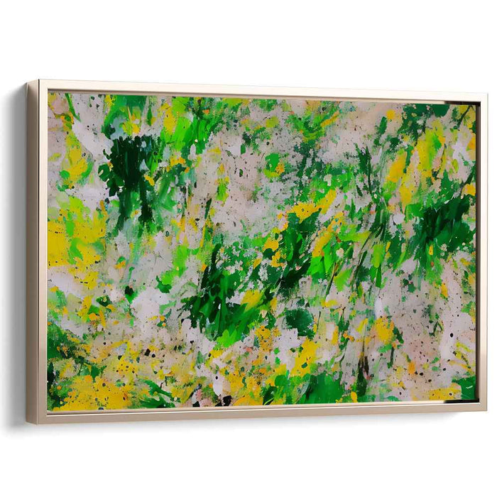 Green Abstract Splatter #120