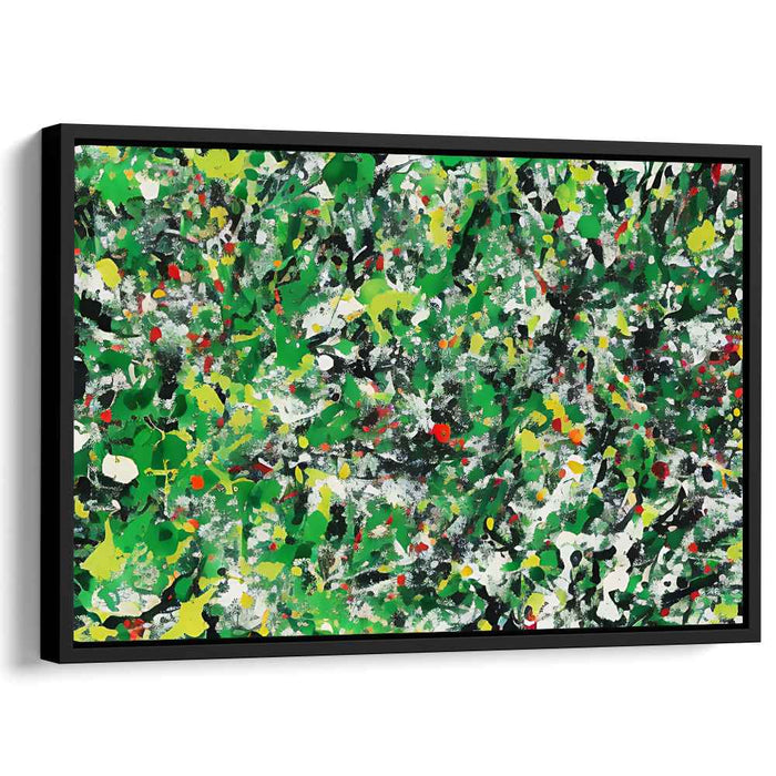 Green Abstract Splatter #123