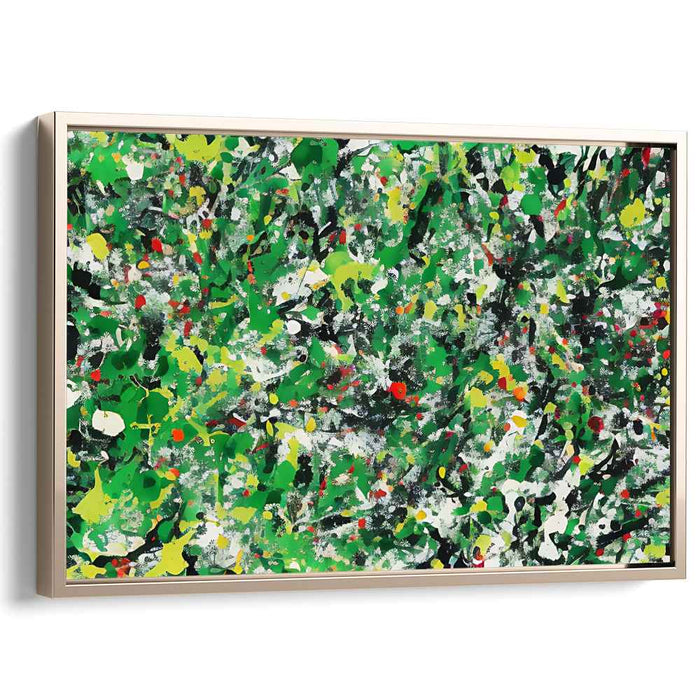 Green Abstract Splatter #123
