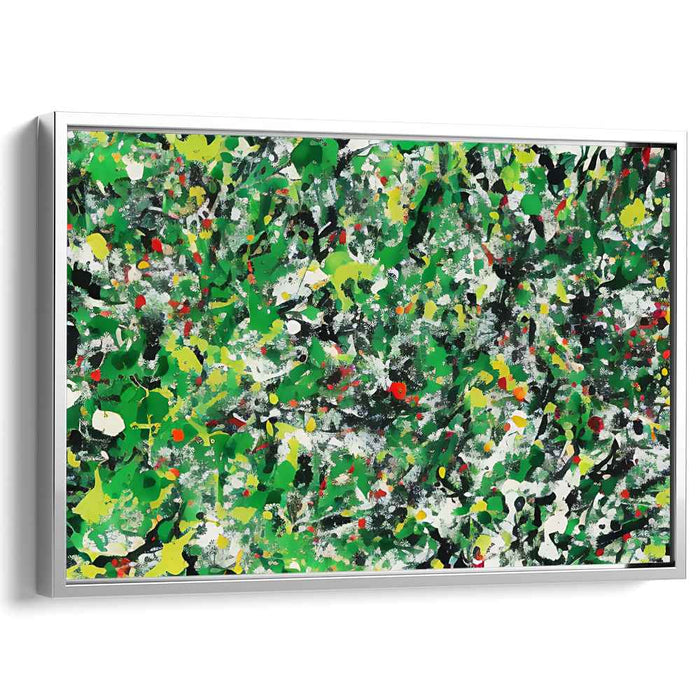Green Abstract Splatter #123