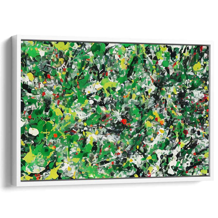 Green Abstract Splatter #123