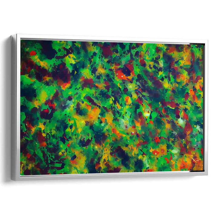 Vivid Emotion Parade: Abstract Expressionist Canvas Art