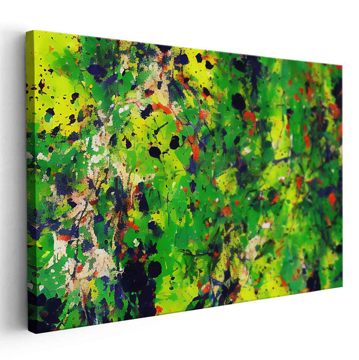 Green Abstract Splatter #133