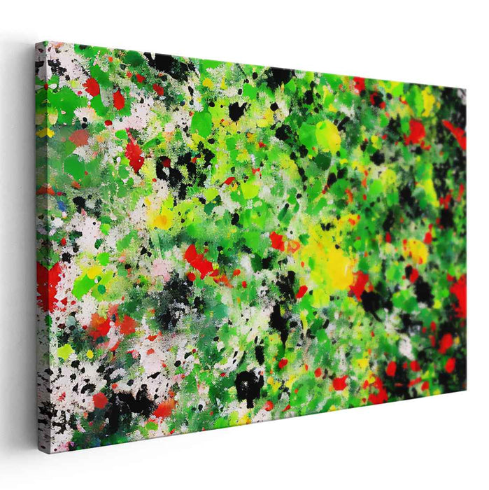 Green Abstract Splatter #136