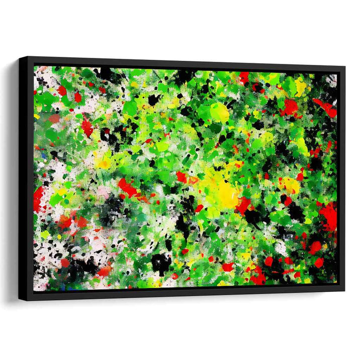 Green Abstract Splatter #136