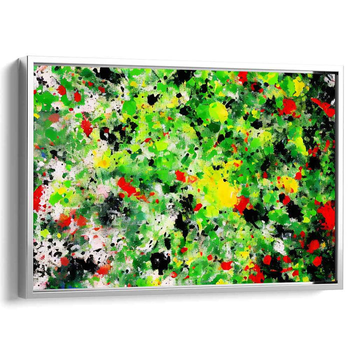 Green Abstract Splatter #136