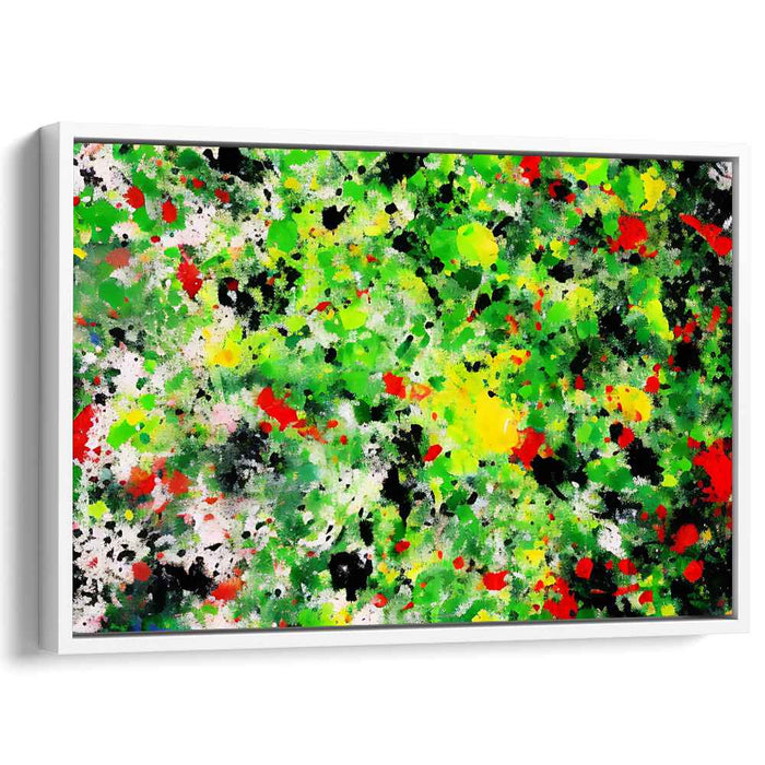Green Abstract Splatter #136