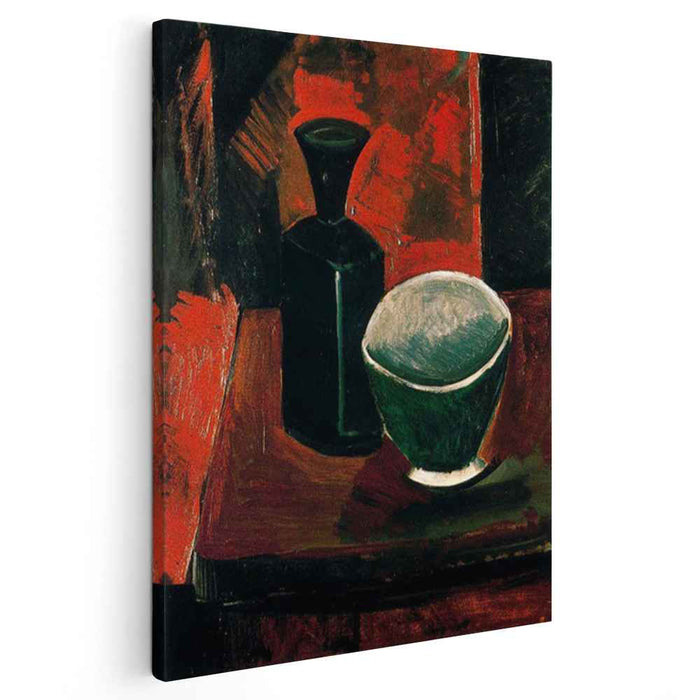 Green Pan and Black Bottle (1908) by Pablo Picasso