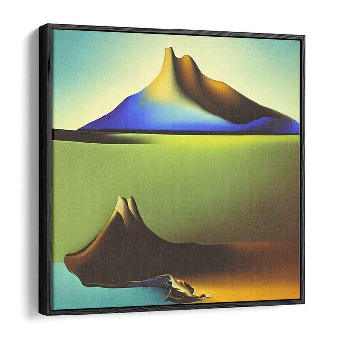 Tranquility Unveiled: A Tranquil Landscape Fusion Canvas Art