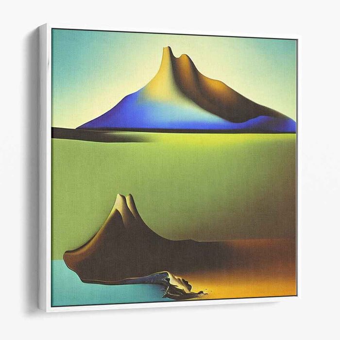 Tranquility Unveiled: A Tranquil Landscape Fusion Canvas Art