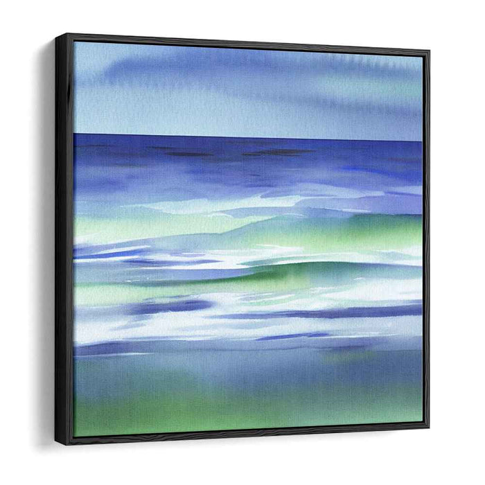 Green Watercolor Sea #001