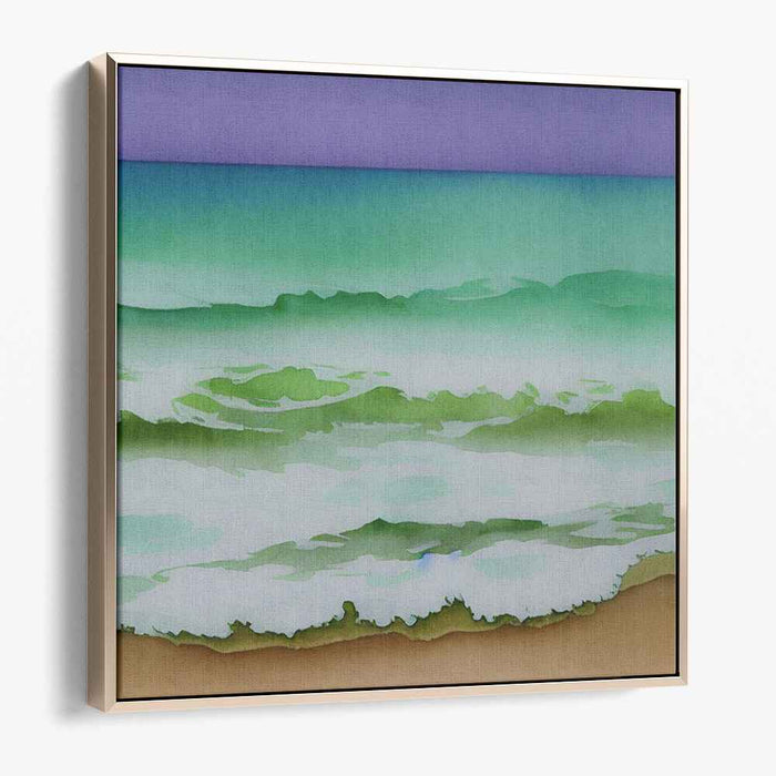 Green Watercolor Sea #004