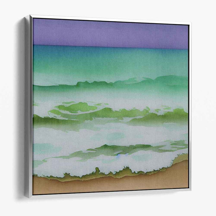 Green Watercolor Sea #004