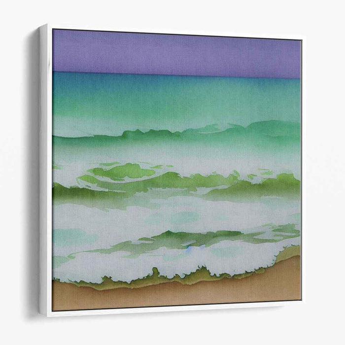 Green Watercolor Sea #004