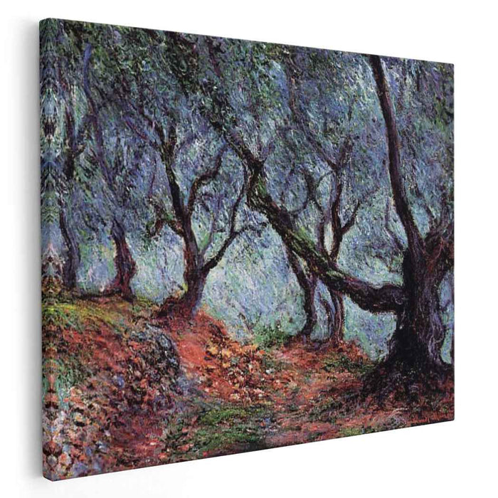 Grove of Olive Trees in Bordighera (1884) by Claude Monet