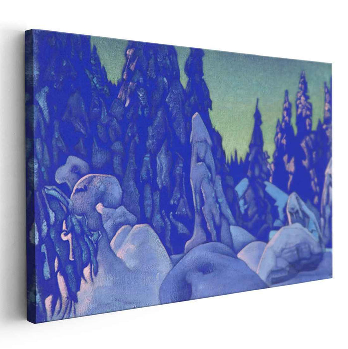 Guardians of the snow (1922) by Nicholas Roerich