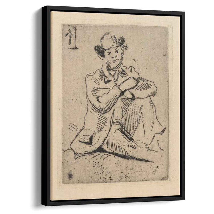 Guillaumin with the Hanged Man (1873) by Paul Cezanne