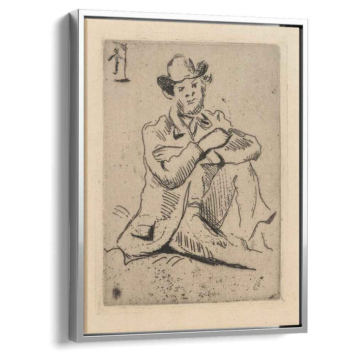 Guillaumin with the Hanged Man (1873) by Paul Cezanne