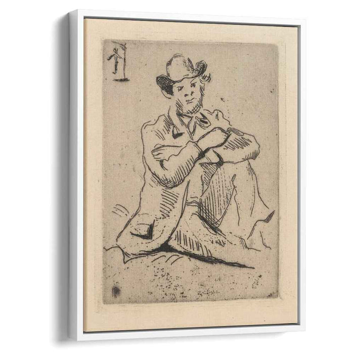 Guillaumin with the Hanged Man (1873) by Paul Cezanne