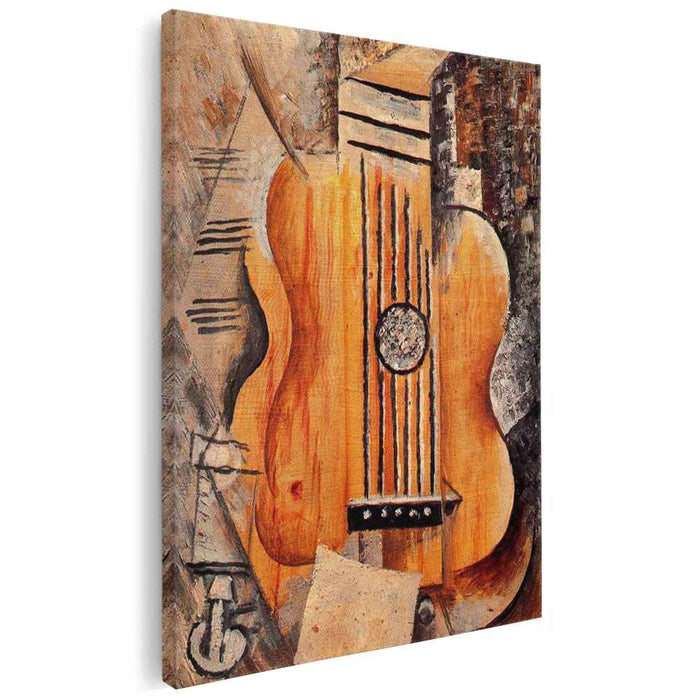Guitar (I love Eva) (1912) by Pablo Picasso