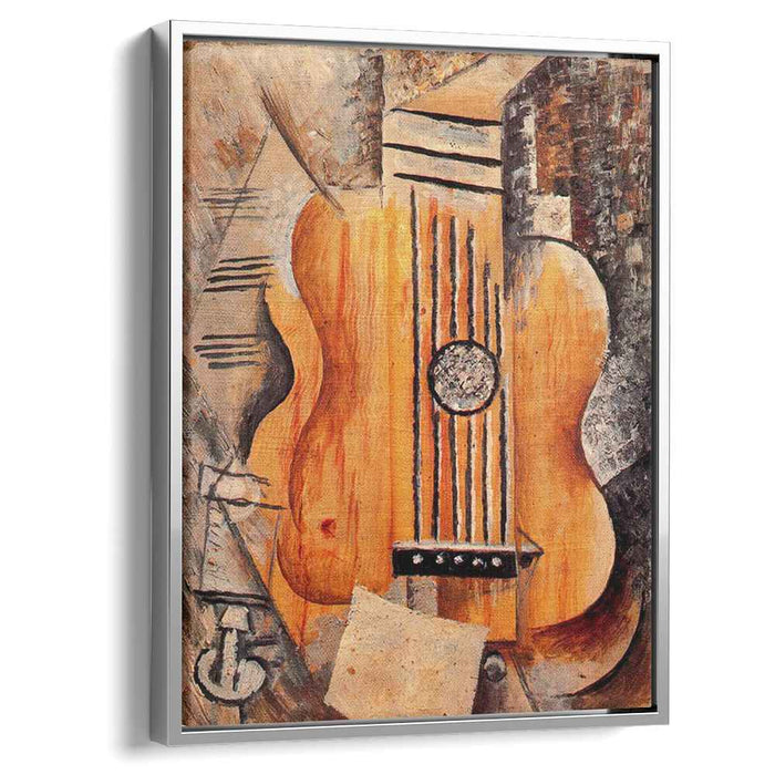 Guitar (I love Eva) (1912) by Pablo Picasso