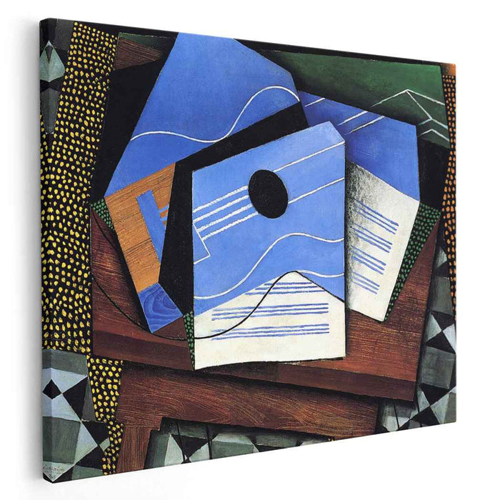 Guitar on a Table (1915) by Juan Gris