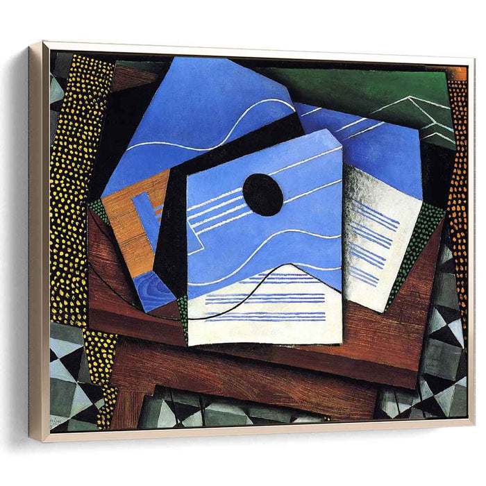Guitar on a Table (1915) by Juan Gris