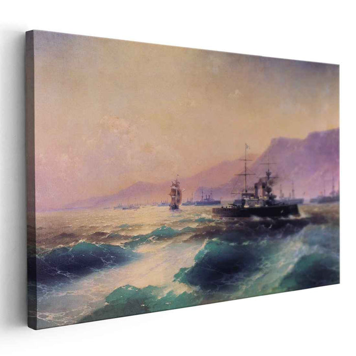 Gunboat off Crete (1897) by Ivan Aivazovsky