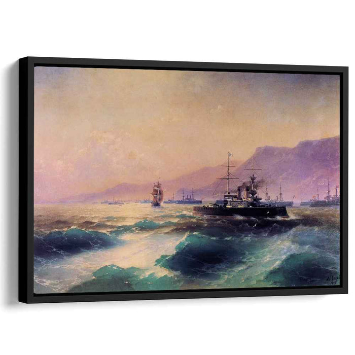 Gunboat off Crete (1897) by Ivan Aivazovsky