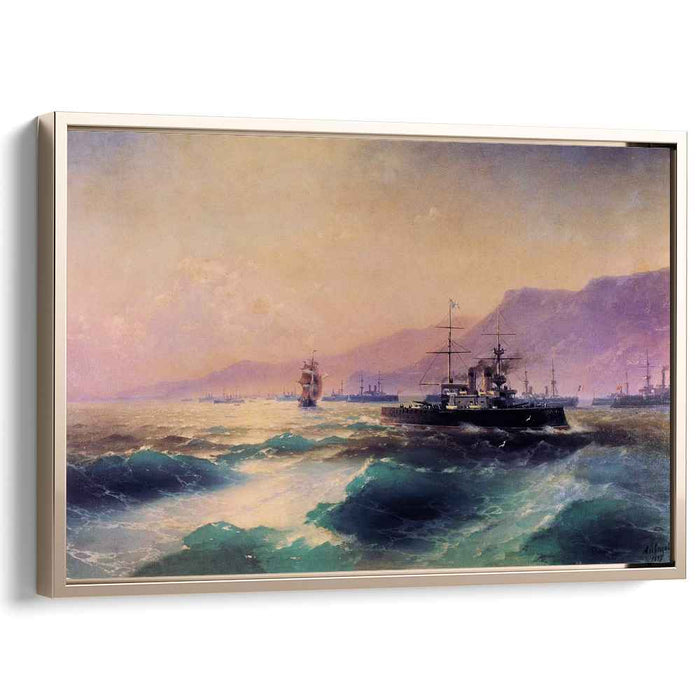 Gunboat off Crete (1897) by Ivan Aivazovsky