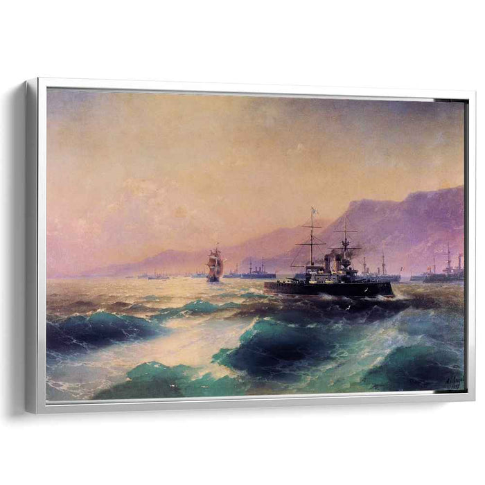 Gunboat off Crete (1897) by Ivan Aivazovsky