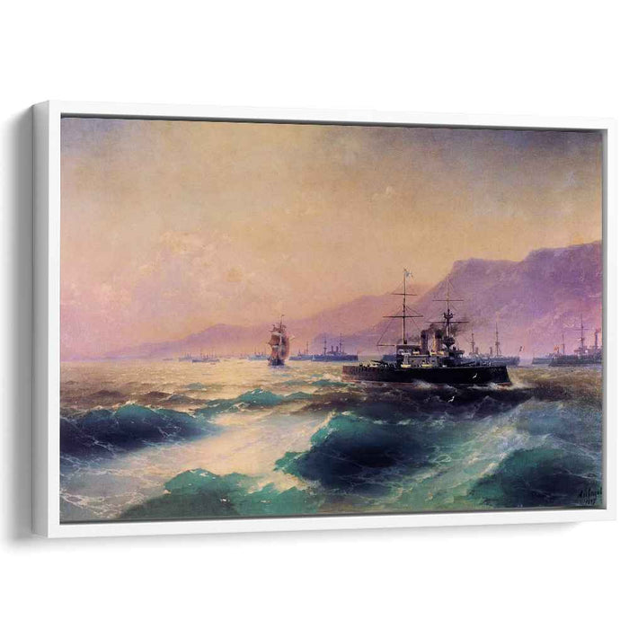 Gunboat off Crete (1897) by Ivan Aivazovsky