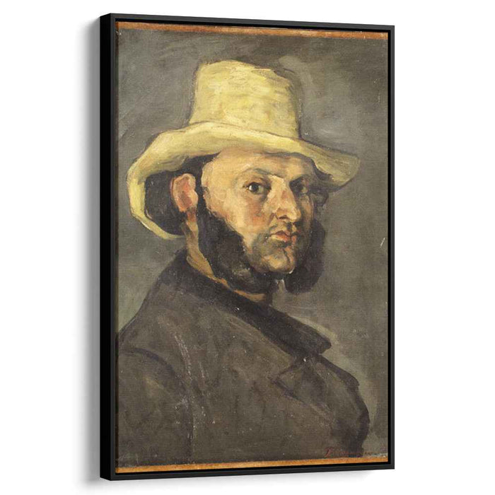 Gustave Boyer in a Straw Hat (1871) by Paul Cezanne