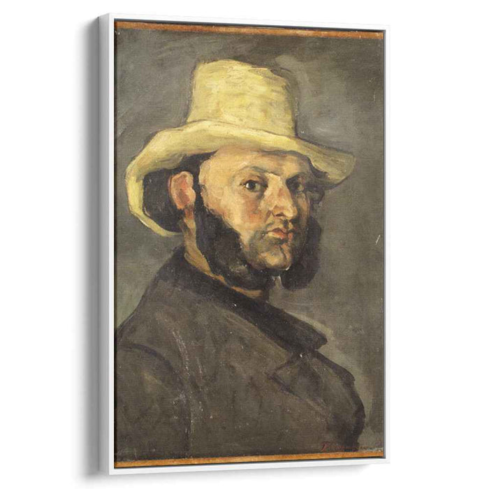 Gustave Boyer in a Straw Hat (1871) by Paul Cezanne