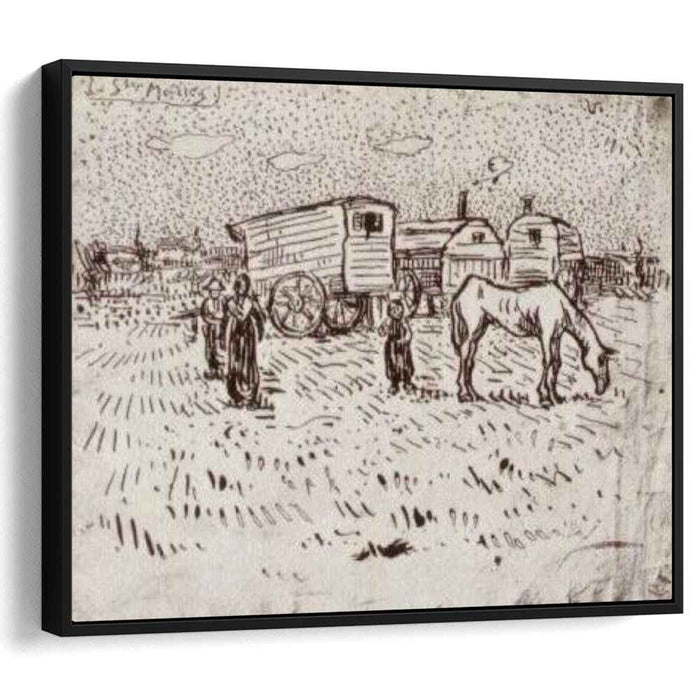 Gypsies at Saintes-Maries (1888) by Vincent van Gogh