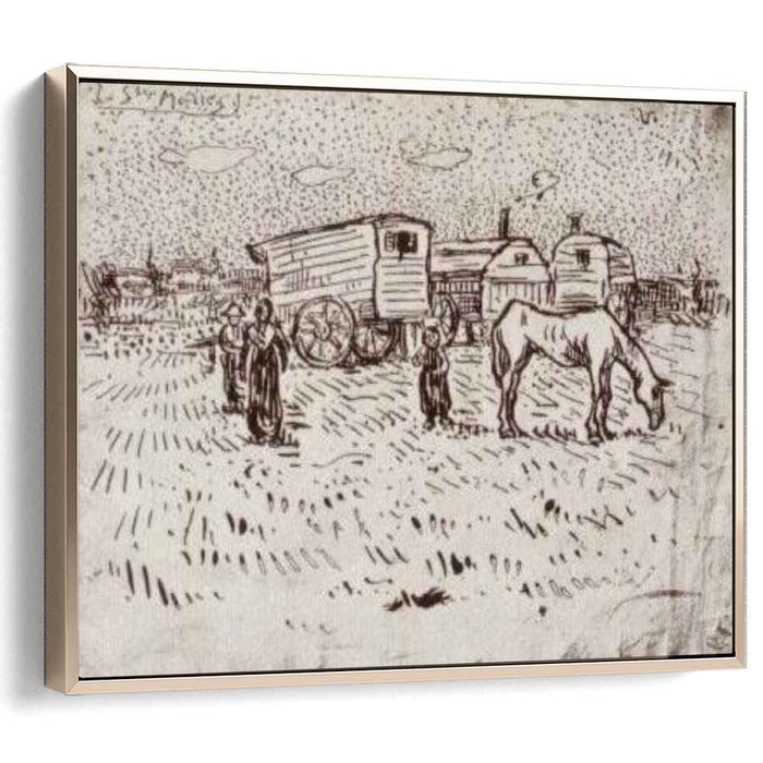 Gypsies at Saintes-Maries (1888) by Vincent van Gogh