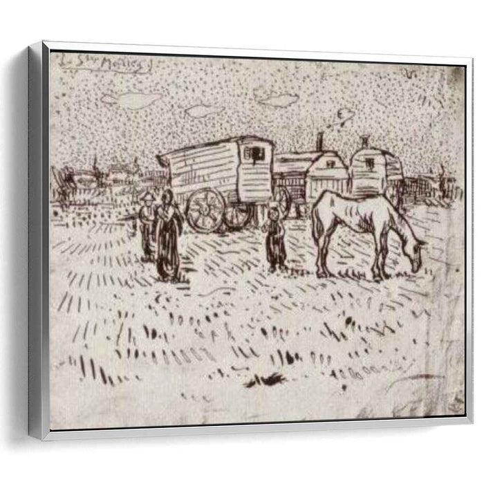 Gypsies at Saintes-Maries (1888) by Vincent van Gogh