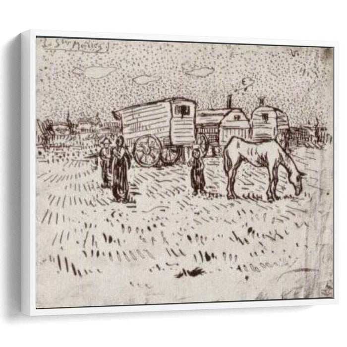 Gypsies at Saintes-Maries (1888) by Vincent van Gogh