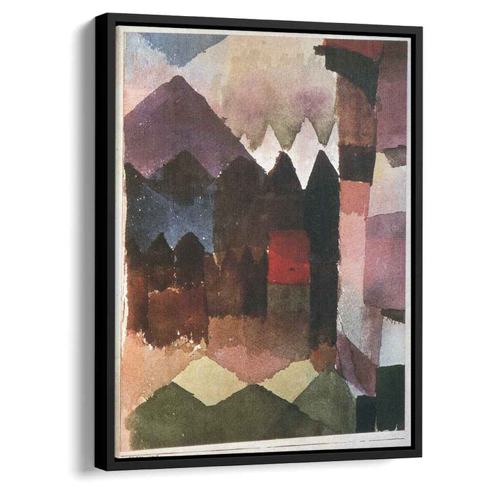 Foehn Wind in Marc's Garden (1915) by Paul Klee