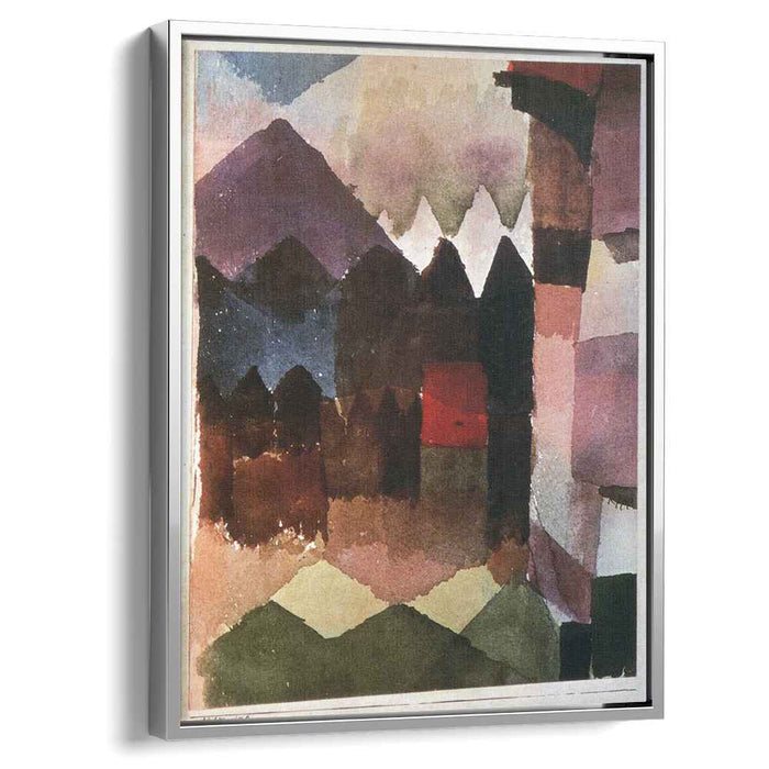 Foehn Wind in Marc's Garden (1915) by Paul Klee