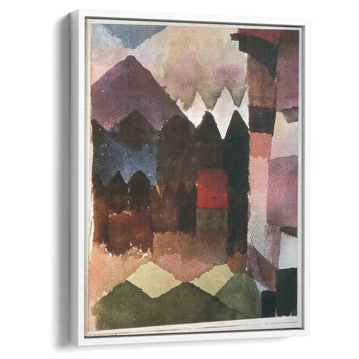 Foehn Wind in Marc's Garden (1915) by Paul Klee