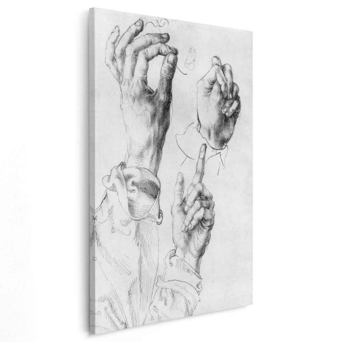Study of Three Hands (1494) by Albrecht Durer