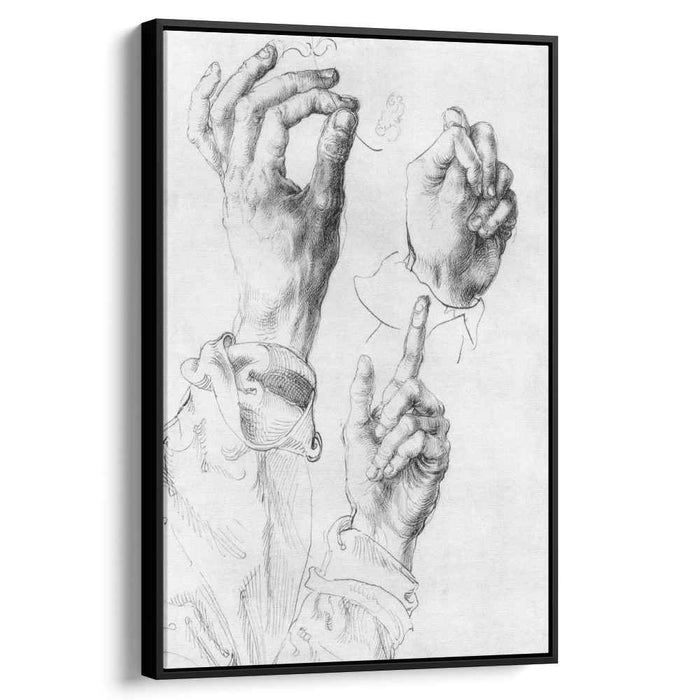 Study of Three Hands (1494) by Albrecht Durer