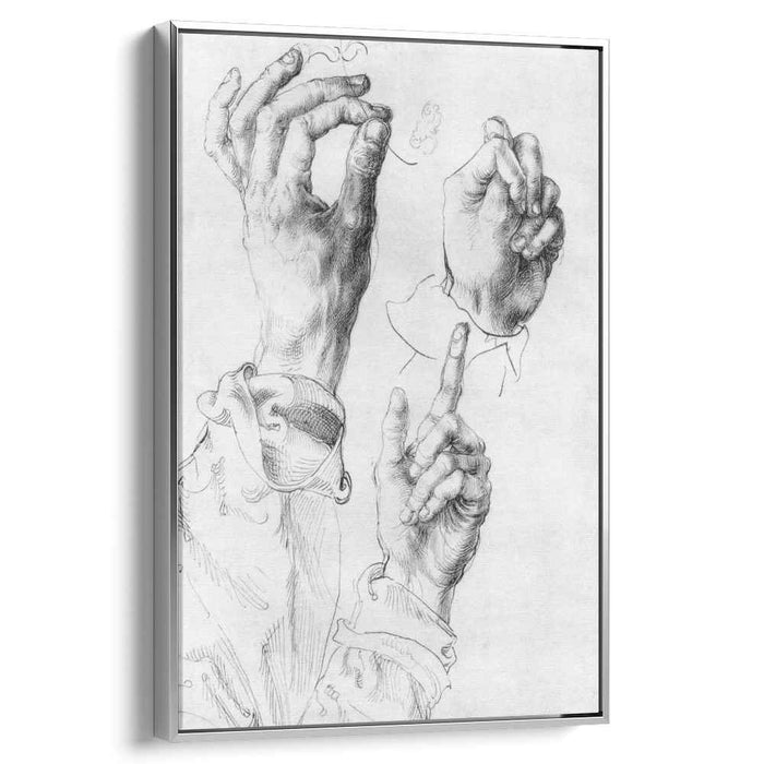 Study of Three Hands (1494) by Albrecht Durer